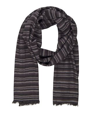 Шарф Lindenmann в коричневую полоску | купить в интернет-магазине Olymp-Men