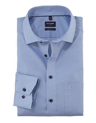 Рубашка мужская классическая с принтом OLYMP Luxor, modern fit | купить в интернет-магазине Olymp-Men