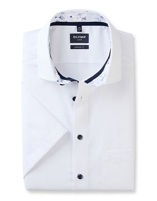 Рубашка белая мужская OLYMP Luxor, modern fit