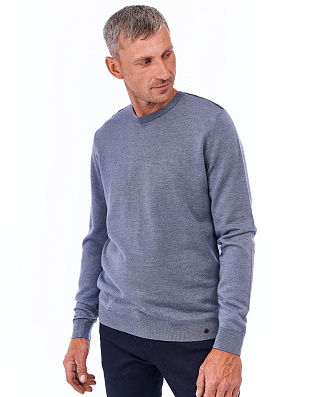 Джемпер мужской Gratude шерстяной с декоративной отделкой | интернет-магазин Olymp-Men