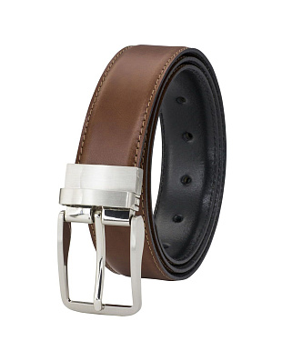 Ремень мужской Lindenmann двухсторонний с реверсивной пряжкой мужские | купить в интернет-магазине Olymp-Men