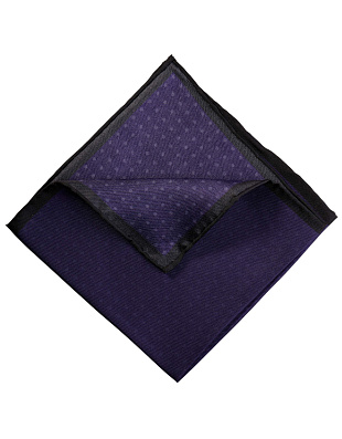 Платок шёлковый фиолетовый в горох Olymp | купить в интернет-магазине Olymp-Men