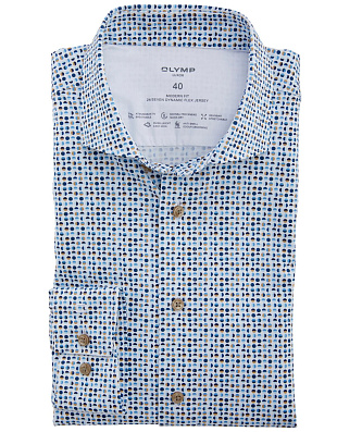 Рубашка трикотажная OLYMP Luxor 24/7, modern fit | купить в интернет-магазине Olymp-Men