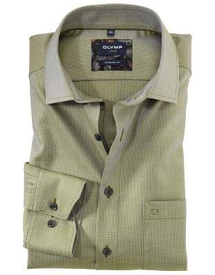 Рубашка мужская Olymp, modern fit, рост до 176 | купить в интернет-магазине Olymp-Men