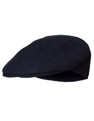 Кепка реглан мужская синяя Bersar из шерсти | купить в интернет-магазине Olymp-Men