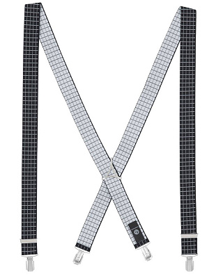 Подтяжки Lindenmann чёрные в белую клетку | купить в интернет-магазине Olymp-Men