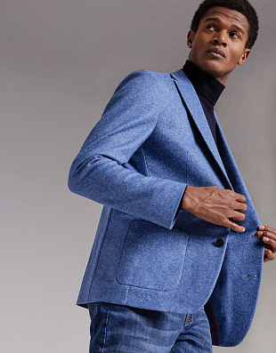 Пиджак мужской Roy Robson из шерстяного трикотажа, modern fit | купить в интернет-магазине Olymp-Men