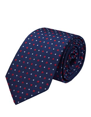 Галстук удлиненный Bernd Hennes c объёмным рисунком, широкий, 8,5 см | купить в интернет-магазине Olymp-Men