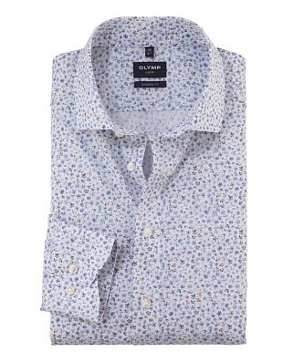 Рубашка с цветочным рисунком OLYMP Luxor, modern fit на рост до 176 | купить в интернет-магазине Olymp-Men
