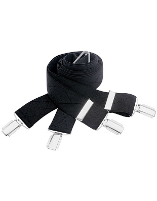 Подтяжки мужские чёрные с рисунком ромб | купить в интернет-магазине Olymp-Men