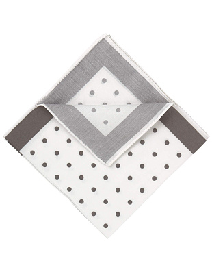 Платок-паше Olymp в серый горох | купить в интернет-магазине Olymp-Men