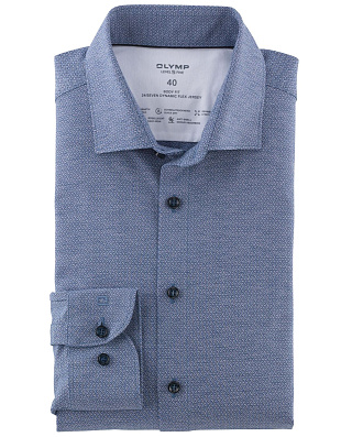 Рубашка мужская трикотажная OLYMP 24-7, body fit | купить в интернет-магазине Olymp-Men