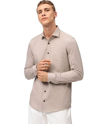 Рубашка мужская трикотажная OLYMP 24-7, body fit | купить в интернет-магазине Olymp-Men