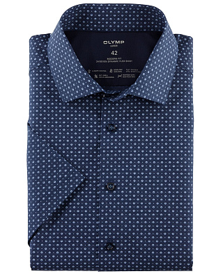 Рубашка с рисунком OLYMP Luxor 24/7 климат-контроль, modern fit