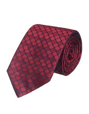 Галстук удлиненный Bernd Hennes расный ромб, 8,5 см | купить в интернет-магазине Olymp-Men