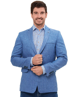 Пиджак льняной мужской  w.Wegener, 2 шлицы | купить в интернет-магазине Olymp-Men