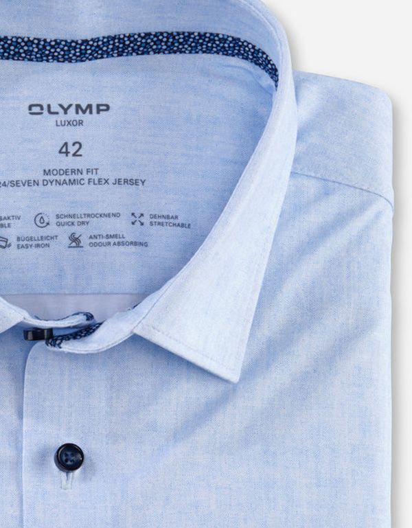 Рубашка мужская трикотажная OLYMP Luxor 24/7, modern fit