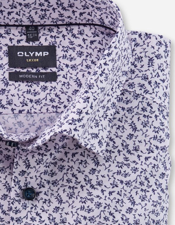 Рубашка мужская с цветочным рисунком OLYMP Luxor, modern fit