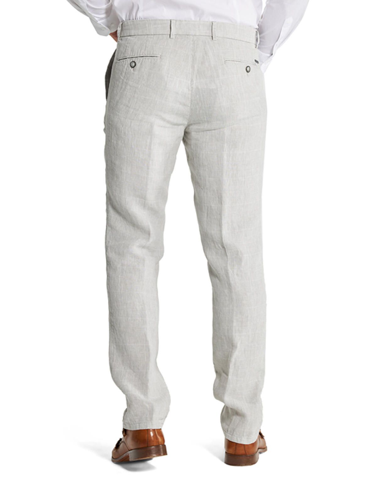 Льняные светлые брюки w.Wegener, мод.Eton | купить в интернет-магазине Olymp-Men