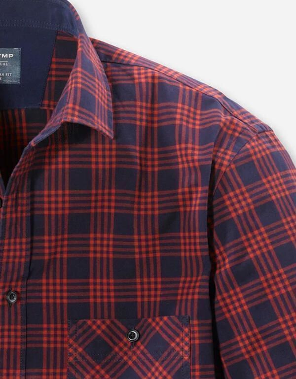 Сорочка мужская OLYMP Casual с 2 карманами | купить в интернет-магазине Olymp-Men
