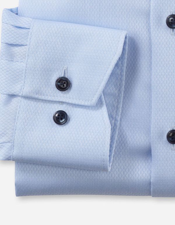 Рубашка классическая OLYMP Luxor, прямой крой, фактурная ткань | купить в интернет-магазине Olymp-Men