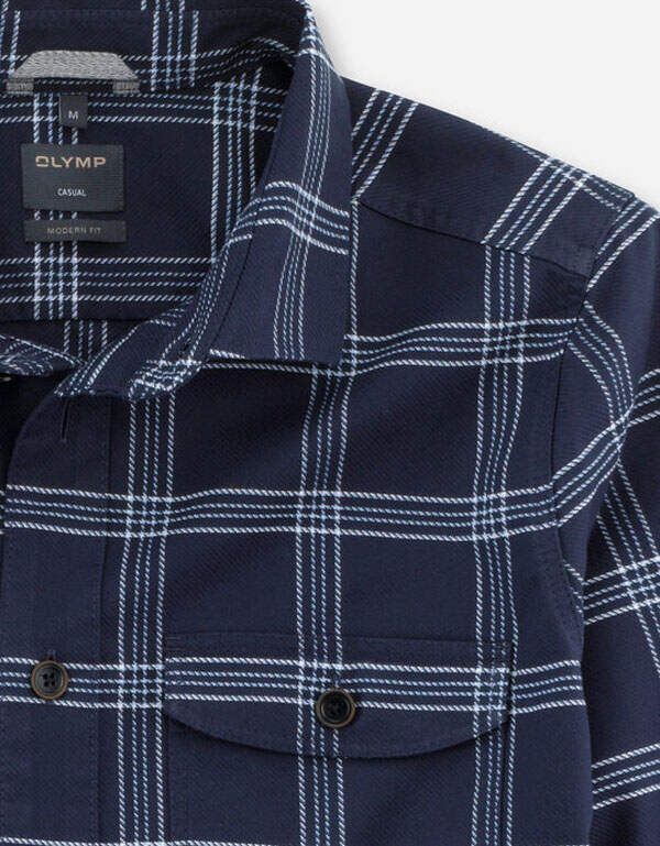 Рубашка мужская overshirt (овершот) OLYMP Casual | купить в интернет-магазине Olymp-Men