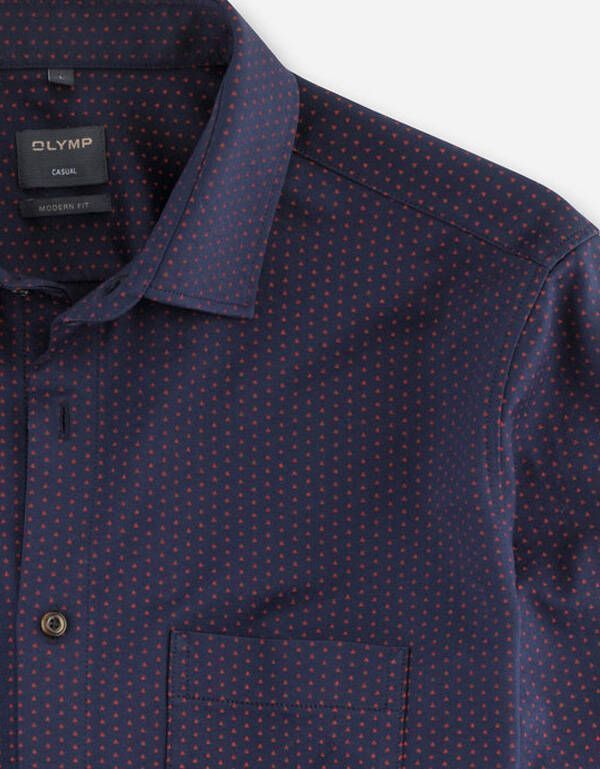 Трикотажная рубашка мужская OLYMP Casual | купить в интернет-магазине Olymp-Men