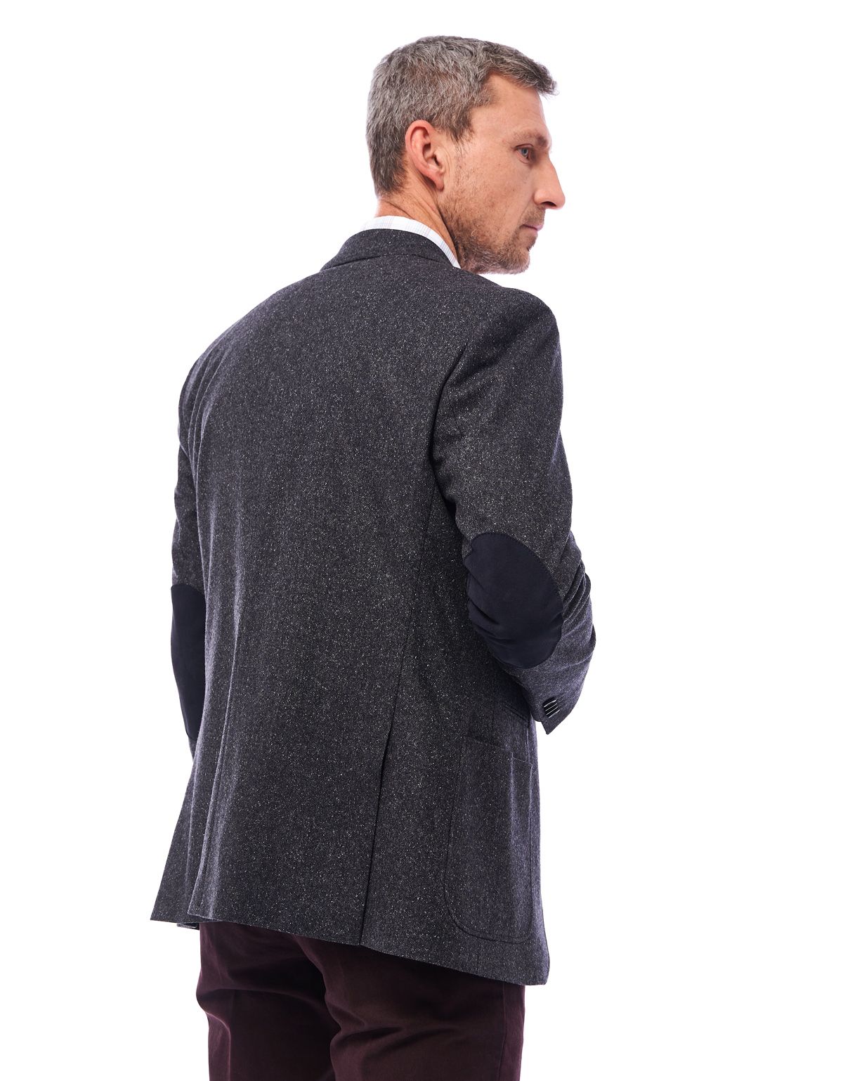 Пиджак мужской шерстяной Roy Robson с локтями из замши, modern fit | купить в интернет-магазине Olymp-Men