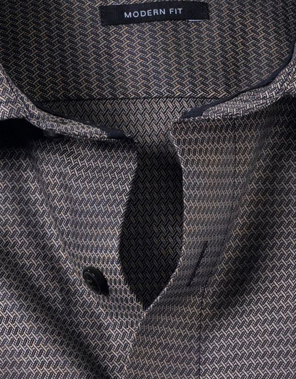 Сорочка классическая OLYMP Luxor, modern fit, фактурная ткань | купить в интернет-магазине Olymp-Men