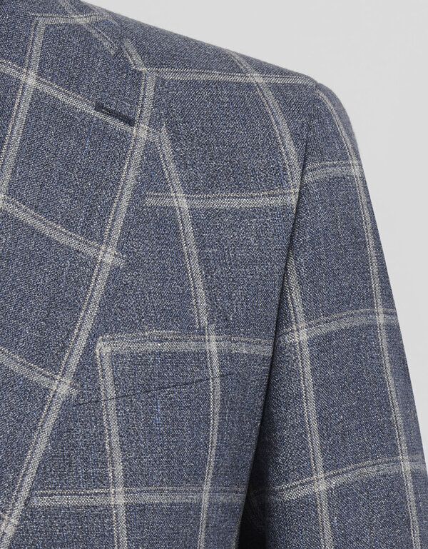 Мужской пиджак Digel льняной в крупную клетку | купить в интернет-магазине Olymp-Men