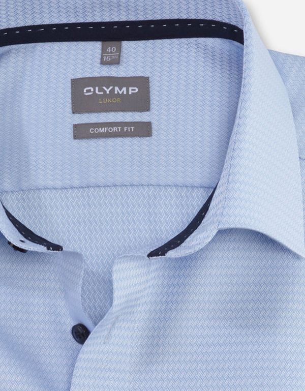 Рубашка мужская OLYMP Luxor, comfort fit, фактурная ткань | купить в интернет-магазине Olymp-Men