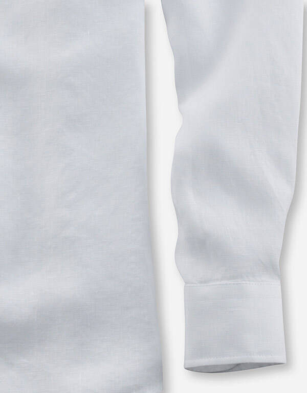 Рубашка льняная белая мужская OLYMP Casual | купить в интернет-магазине Olymp-Men
