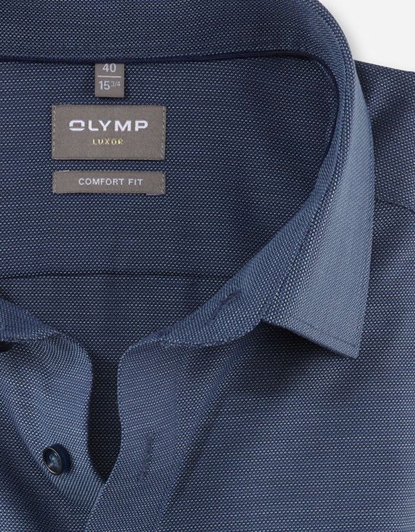 Рубашка классическая мужская фактурная OLYMP Luxor, прямой крой | купить в интернет-магазине Olymp-Men