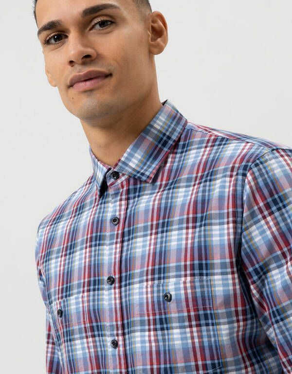 Рубашка мужская OLYMP Casual с 2 карманами | купить в интернет-магазине Olymp-Men