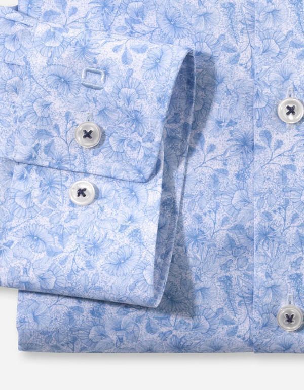 Рубашка мужская OLYMP Luxor, modern fit с принтом | купить в интернет-магазине Olymp-Men