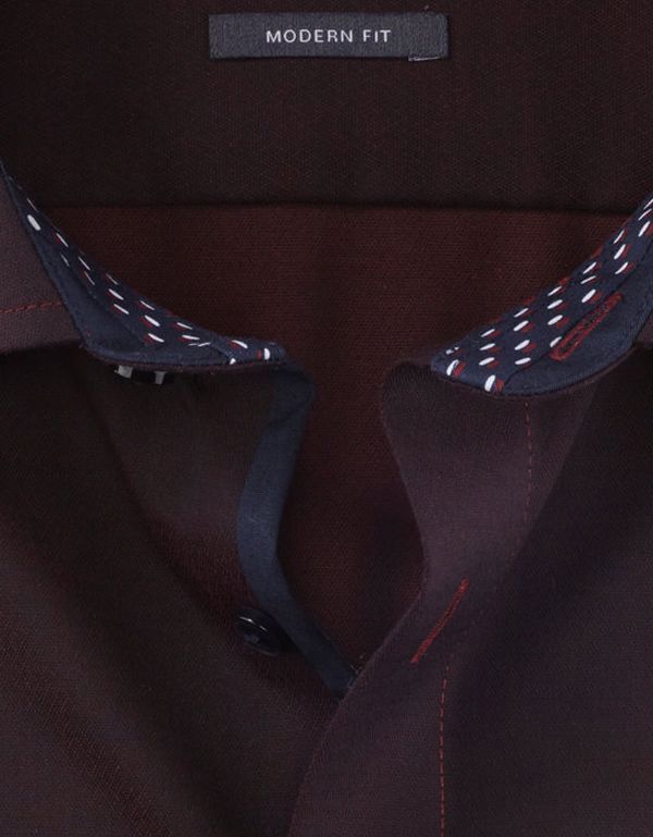 Рубашка мужская OLYMP Luxor, modern fit, фактурная ткань, рост до 176 | купить в интернет-магазине Olymp-Men