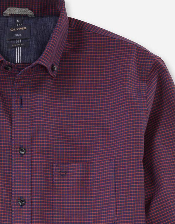 Рубашка мужская OLYMP Casual в клетку | купить в интернет-магазине Olymp-Men