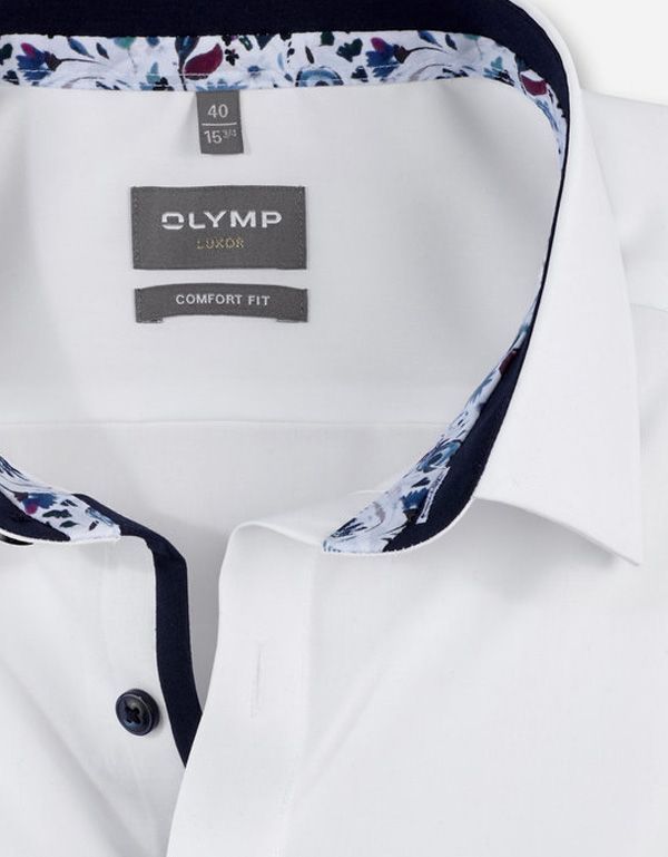 Рубашка классическая мужская OLYMP Luxor, прямой крой на высокий рост | купить в интернет-магазине Olymp-Men