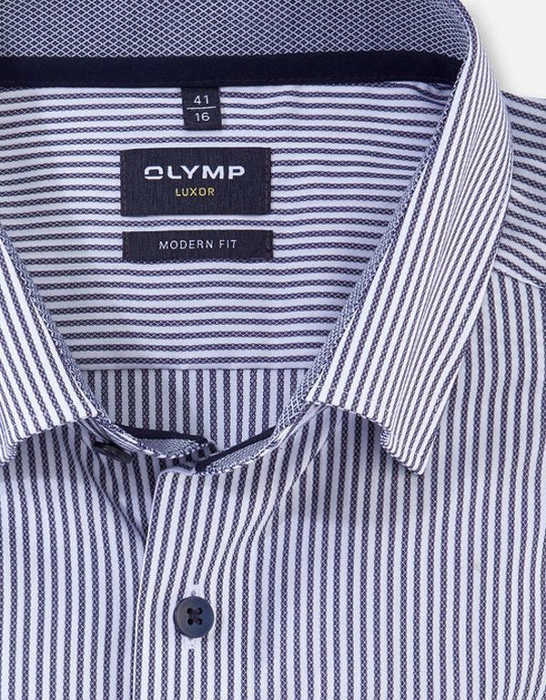 Рубашка мужская в полоску OLYMP Luxor, modern fit | купить в интернет-магазине Olymp-Men