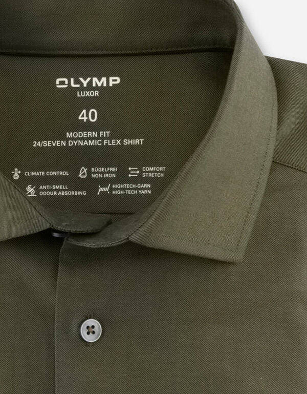 Рубашка мужская OLYMP Luxor 24/7, modern fit | купить в интернет-магазине Olymp-Men