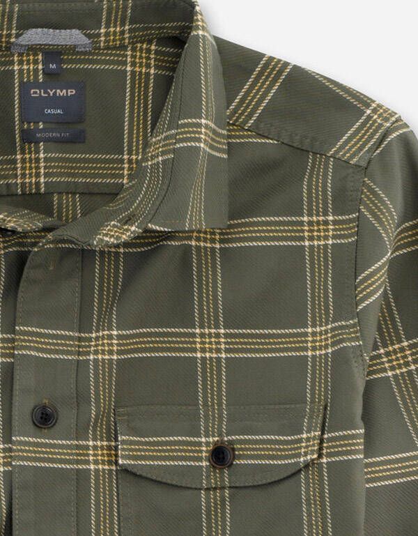 Рубашка мужская overshirt (овершот) OLYMP Casual | купить в интернет-магазине Olymp-Men