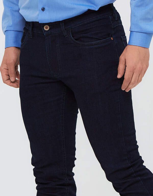 Джинсы синие мужские Hattric, slim fit | купить в интернет-магазине Olymp-Men