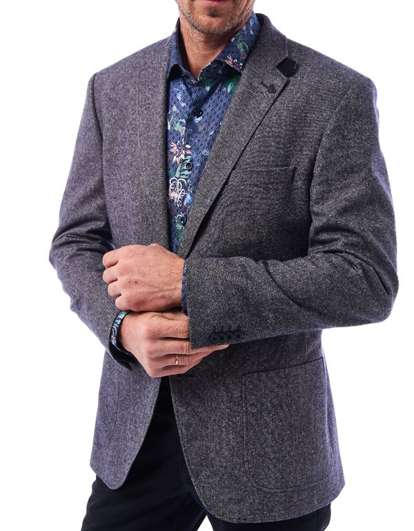 Пиджак мужской шерстяной Roy Robson меланжевый, modern fit | купить в интернет-магазине Olymp-Men