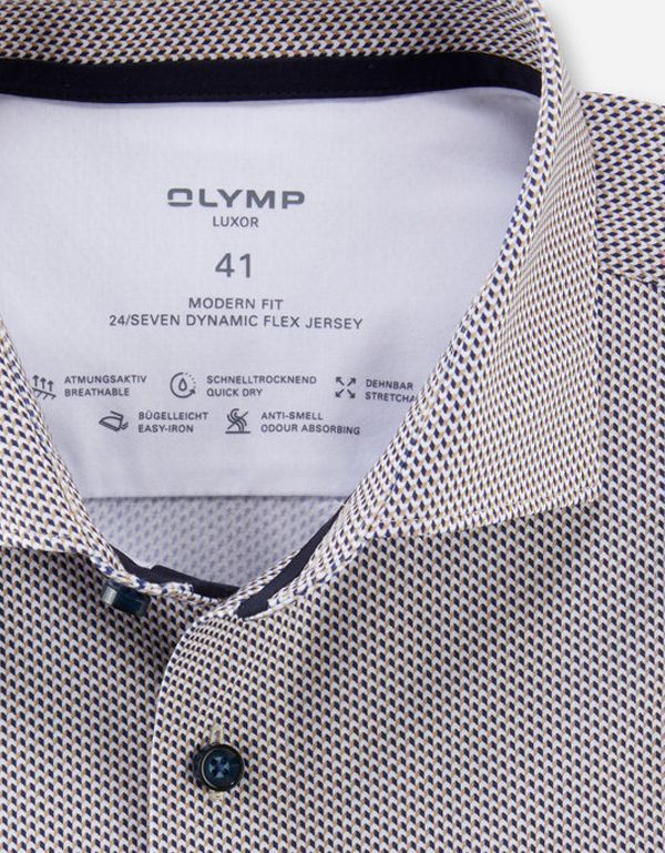 Рубашка трикотажная OLYMP Luxor 24/7, modern fit | купить в интернет-магазине Olymp-Men
