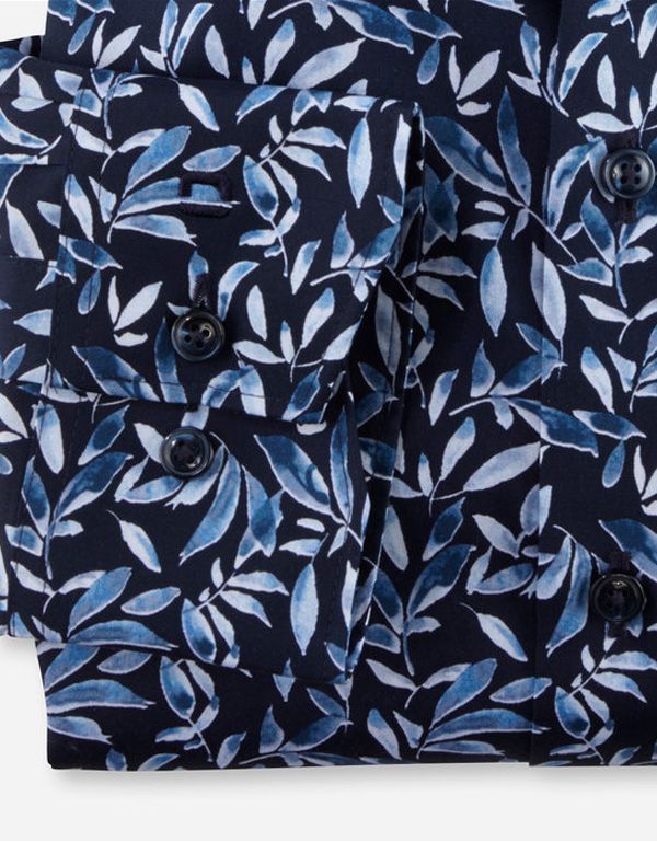 Рубашка мужская с цветочным рисунком OLYMP Luxor, прямой крой | купить в интернет-магазине Olymp-Men