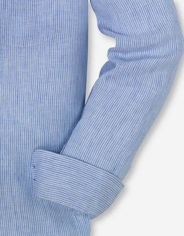 Рубашка OLYMP Casual в полоску с длинным рукавом | купить в интернет-магазине Olymp-Men