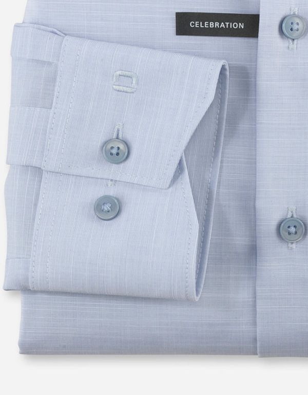 Сорочка мужская OLYMP Luxor, прямой крой, фактурная ткань | купить в интернет-магазине Olymp-Men